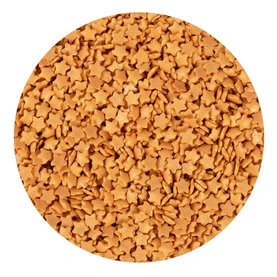 Afbeelding van BrandNewCake Confetti Sterren Goud 7mm 60gr.