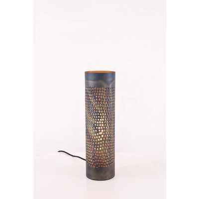 Afbeelding van Tafellamp gevlamd 42cm hoog dia12cm
