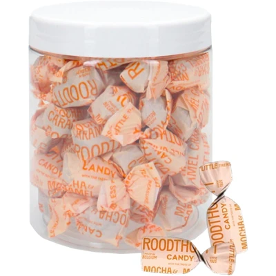 Afbeelding van Roodthooft Mokatine nostalgisch snoep in herbruikbare bokaal bonbons met karamel Arabiertjes 400g