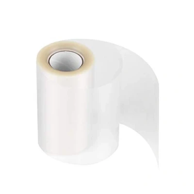 Afbeelding van Rol band van polypropyleen, transparante papiervellen voor gebak, 8 cm x 10 m
