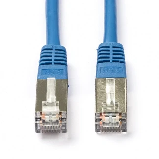 Afbeelding van Netwerkkabel Cat5e F/UTP 2 meter (100% koper, Blauw)