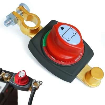 Afbeelding van CIOXSOIO 12 V 48 auto accu hoofdschakelaar, waterdichte scheidingsschakelaar, hoofdschakelaar voor auto, motorfiets, boot, caravan, jacht, bus, reizen