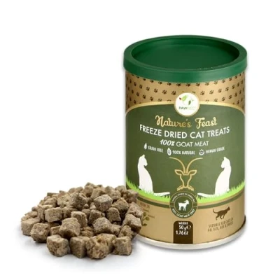 Afbeelding van Pawfect Freeze Dried kattensnacks Geit 50 gr.