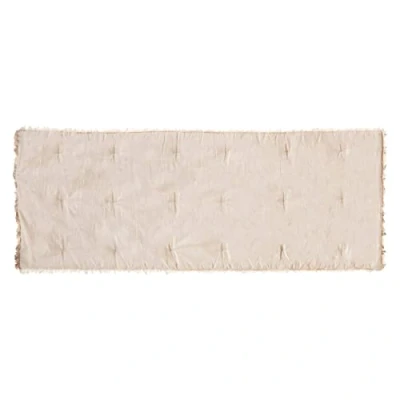 Afbeelding van Atmosphera Zitmatras Rivi katoen ivoor 60 x 180 cm