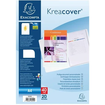 Image de Protège documents en PP rigide kreacover® 40 vues A4