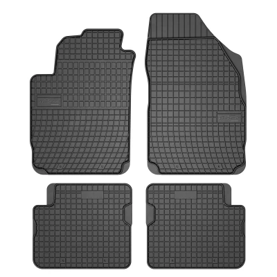 Afbeelding van FROGUM 546313 Vloermatset Rubber voor en achter 4 Zwart Op maat gemaakt