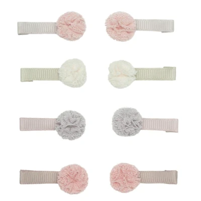 Afbeelding van Mimi &amp; lula haarclipjes mini tulle pom 8st