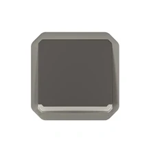 Afbeelding van Legrand Plexo Drukknp No 10Ax Verlicht Mechanisme Ip55 Ik08 Antraciet