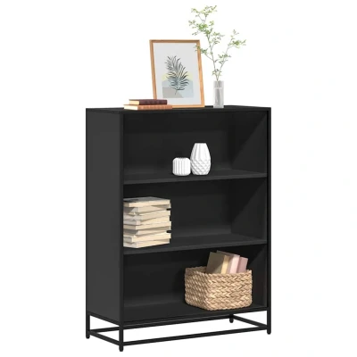Afbeelding van vidaXL Boekenkast 80,5x35x107,5 cm bewerkt hout zwart