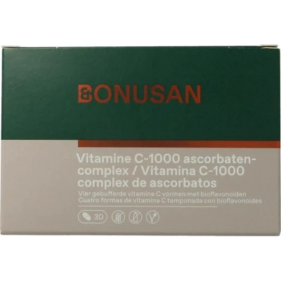 Afbeelding van Vitamine C 1000 Ascorbatencomplex 30 Tabletten Default Title