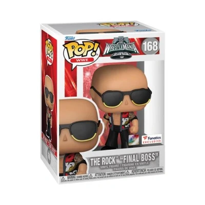 Afbeelding van Funko Pop! WWE: Wrestlemania XL The Rock Final Boss (exclusieve limited edition)