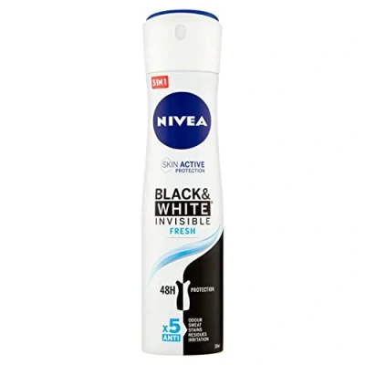 Afbeelding van NIVEA Invisible For Black &amp; White Fresh Deodorant Spray voor dames, 150 ml, ml
