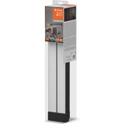 Afbeelding van LEDVANCE Office Line Double Rotatable LED Arbeitsplatzleuchte, schwarz, 24W, 2700lm, konzentrationsfördernde kaltweiße Lichtfarbe, rotierbarer Leuchtenkörper, lange Lebensdauer, IP20, 4000K