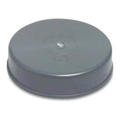 Afbeelding van Eindkap PVC U 110 mm lijmmof grijs KOMO