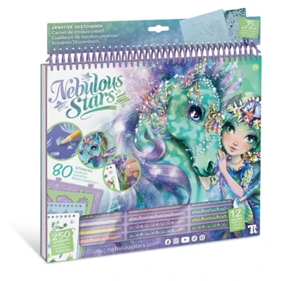 Afbeelding van Nebulous Stars Creatief Schetsboek Fantastische Paarden Water