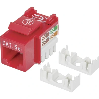 Afbeelding van Intellinet 210478 RJ45 inbouwmodule Keystone CAT 5e