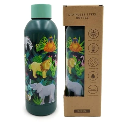 Afbeelding van Thermosfles Dierenrijk Animal Kingdom 530ml 23x7x6cm
