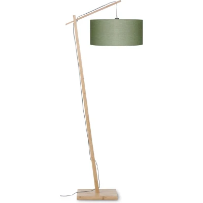 Afbeelding van GOOD&amp;MOJO Vloerlamp Andes Bamboe/Groen 72x47x176cm Bruin