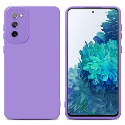 Afbeelding van Cadorabo Hoesje geschikt voor Samsung Galaxy S20 FE in Fluid LICHT PAARS Beschermhoes gemaakt van flexibel TPU silicone Cover Case