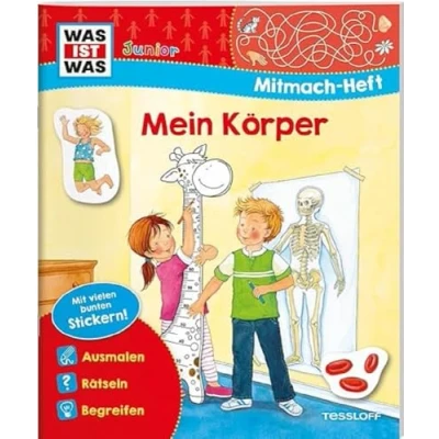 Afbeelding van WAS IST Junior Mitmach Heft Mein Körper