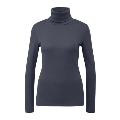 Afbeelding van QS by S. Oliver col shirt blue maat S