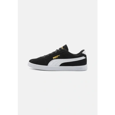 Afbeelding van Puma CLUB II JR Unisex Sneakers laag voor kinderen, Maat: 36, Black/white/gold Veloursleer