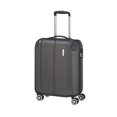 Afbeelding van Travelite City 4 Wiel Trolley S antraciet Harde Koffer