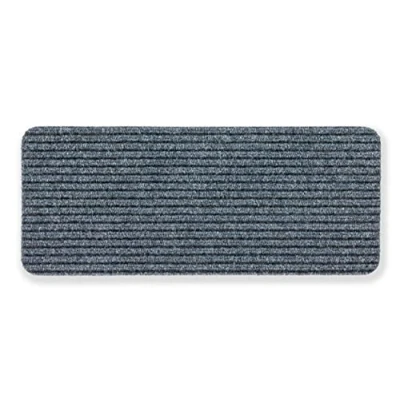 Afbeelding van Deurmat voor binnen, grijs, antislip, deurmat, 25 x 60 cm, waterdicht, Rib Line, duurzaam, antistatisch