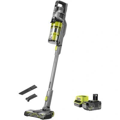 Image de RYOBI RSVS18BL 1C40G 18V ONE+ Brushless aspirateur à manche sans fil argent (1x batterie 4.0Ah + chargeur) 5133006508