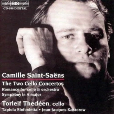 Afbeelding van Torleif Thedéen, Tapiola Sinfonietta, Jean Jacques Kantorow Saint Saëns: The Two Cello Concertos (CD)