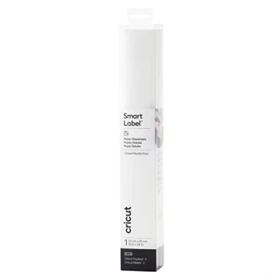 Afbeelding van Cricut Smart Labels Oplosbaar 33x61cm Wit (1 vel)