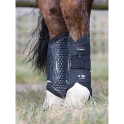 Afbeelding van Le Mieux ShocAir beenbeschermers achter zwart maat:m