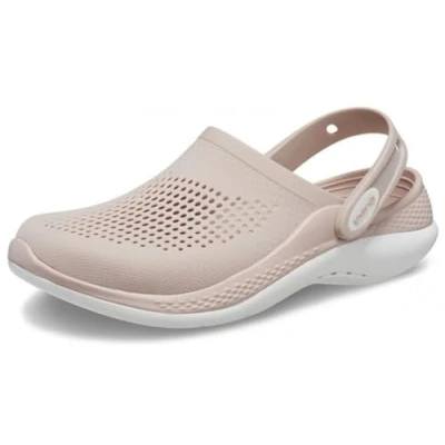 Afbeelding van Crocs LiteRide 360 Clog Uniseks Slides, klei roze wit, 48/49 EU, Witte