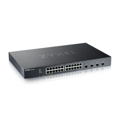 Afbeelding van Zyxel XGS1935 28 poorts Smart Managed Switch 24x GbE RJ45 (28 Havens), Netwerkschakelaar, Zwart