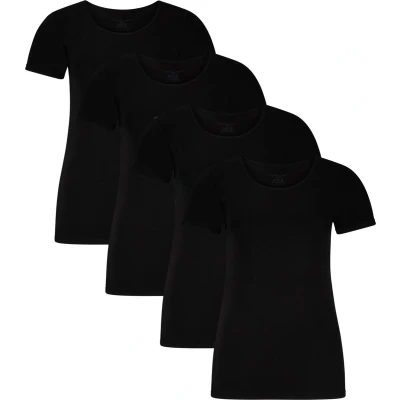 Afbeelding van Bamboo Basics KATE, 4ER PACK Hemd, Dames, Maat: 42, Schwarz