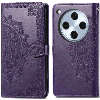 Afbeelding van imoshion Hoesje Geschikt voor Oppo Find X8 Mandala Bookcase Paars