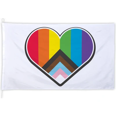 Afbeelding van Boland Polyester reuzenvlag Progress Regenboog