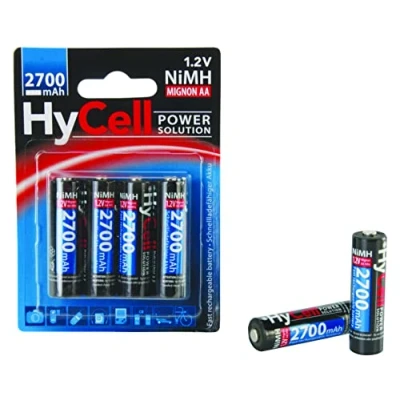 Afbeelding van HyCell HR06 2700 Oplaadbare AA batterij (penlite) NiMH 2400 mAh 1.2 V 4 stuk(s)