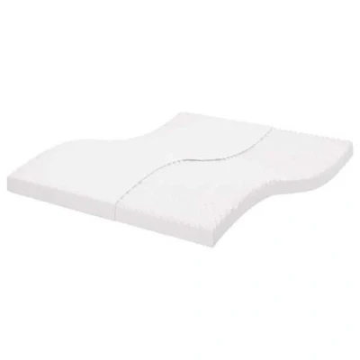 Image de vidaXL Matelas en mousse blanc 160x220 cm 7 zones dureté 20 ILD4016659