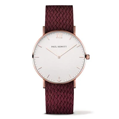 Afbeelding van Paul Hewitt Sailor Line PH SA R ST W 19M Horloge Nylon Rood Ø39mm