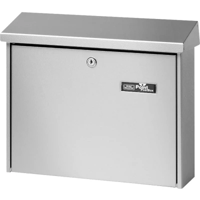Afbeelding van Burg Wächter 61160 JOURNAL 5867 SI Brievenbus Plaatstaal Zilver Sleutelslot