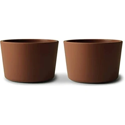 Afbeelding van Mushie kinderbekers caramel 2st