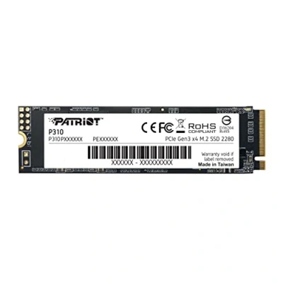 Image de SSD Interne Patriot Memory P310 P310P960GM28 960Go M.2 1800Mo/s PCI Express 4.0 SATA Noir