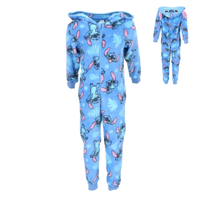 Afbeelding van Lilo &amp; Stitch Onesie Blauw Maat 98 104