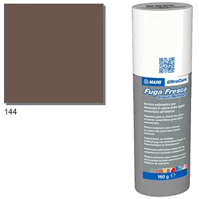 Afbeelding van Mapei Ultracare FUGA FRESCA 144 CYOCCOLATO polymeerverf voor het vernieuwen van de kleur cementielekken, fles 160 g. Chocolade