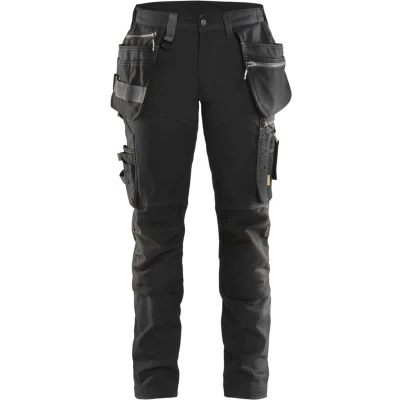 Afbeelding van Blaklader Dames werkbroek met stretch 7115 1343 Zwart C40