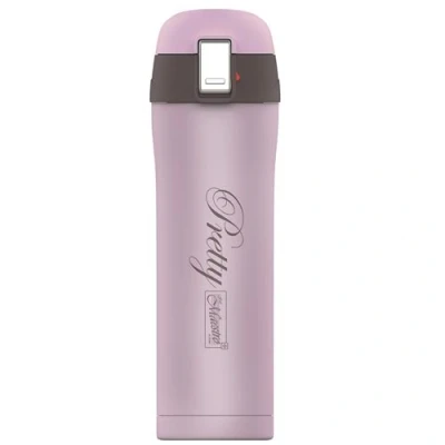 Image de Maestro Bouteille isolante en acier inoxydable pour boissons chaudes ou froides 400ml (Espace)