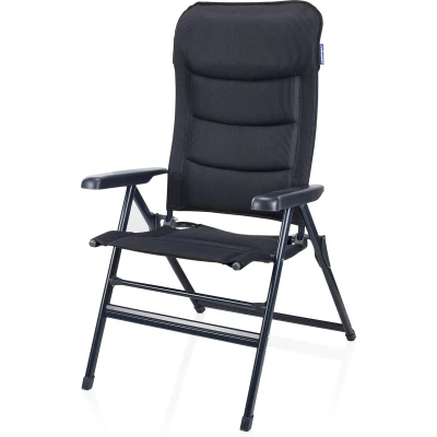 Afbeelding van Campart Campingstoel CH 0672 Vouwstoel Verstelbare standen en opvouwbaar Lichtgewicht Aluminium frame Gepolsterd 3D Mesh Stoel Camping Tuin Blauw