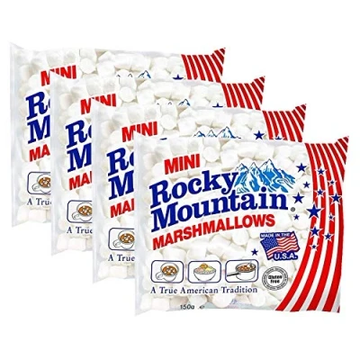 Afbeelding van Rocky Mountain Originele Mini Marshmallows 150 g, 4 pack (4 x g)