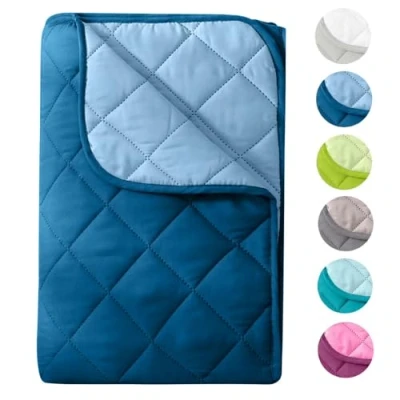 Afbeelding van Zomerdekbed van microvezel in omkeerbaar design, 155 x 220 cm, OekoTex, wasbaar op 95 graden, voor camping en warme dagen, zonder hoes te gebruiken, kleurrijk